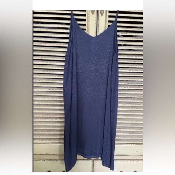 Nation Ltd Penelope V-back Navy Blue Slip Dress Sz Small. NWT - Picture 4 of 6